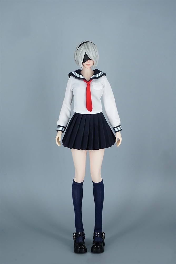 1/6サイズフィギュア用衣装 女子高生制服 女性コスチューム JKS-BM 51wlfO8eGEL._AC_SX425_.jpg